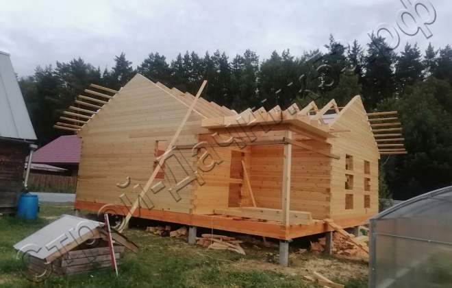 5 Брусовой дом ОД-12, 9х9м, 81М², Калужская область, Жуковский район, деревня Корсаково (19)